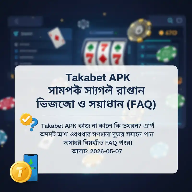 Takabet APK FAQ এবং সমাধান